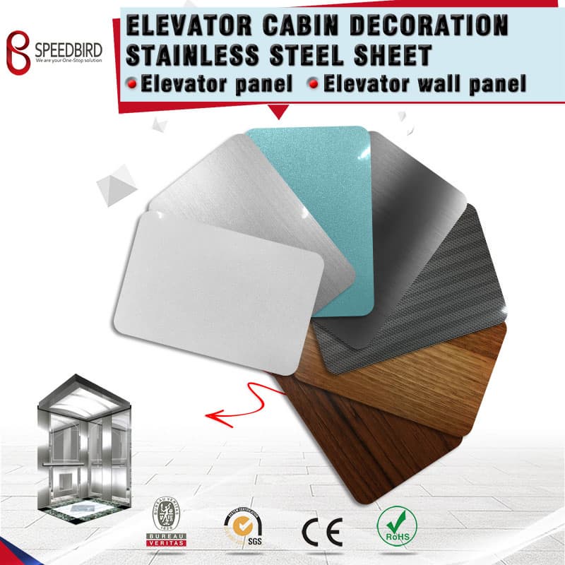 elevator cabin decoration steel panel